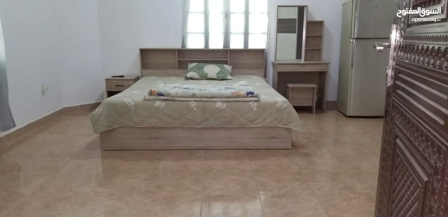 for Rent Room غرفه وحمام فقط بدون مطبخ مفروشه السعر شامل الفواتير العنوان الغبره 18 نوفبر