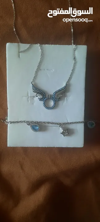 طقم فضة اصلي