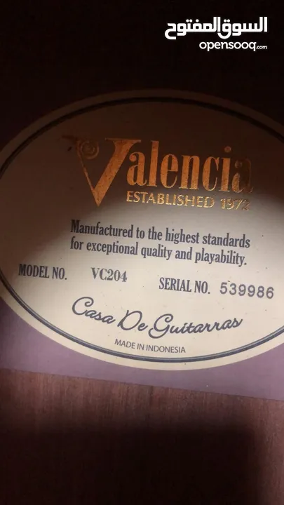 جيتار valencia اوتار جديدة