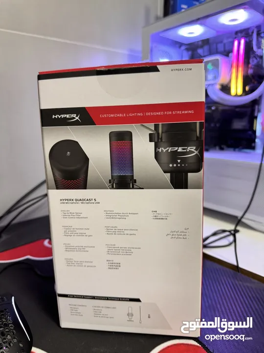 مايك  hyperx quadcast s