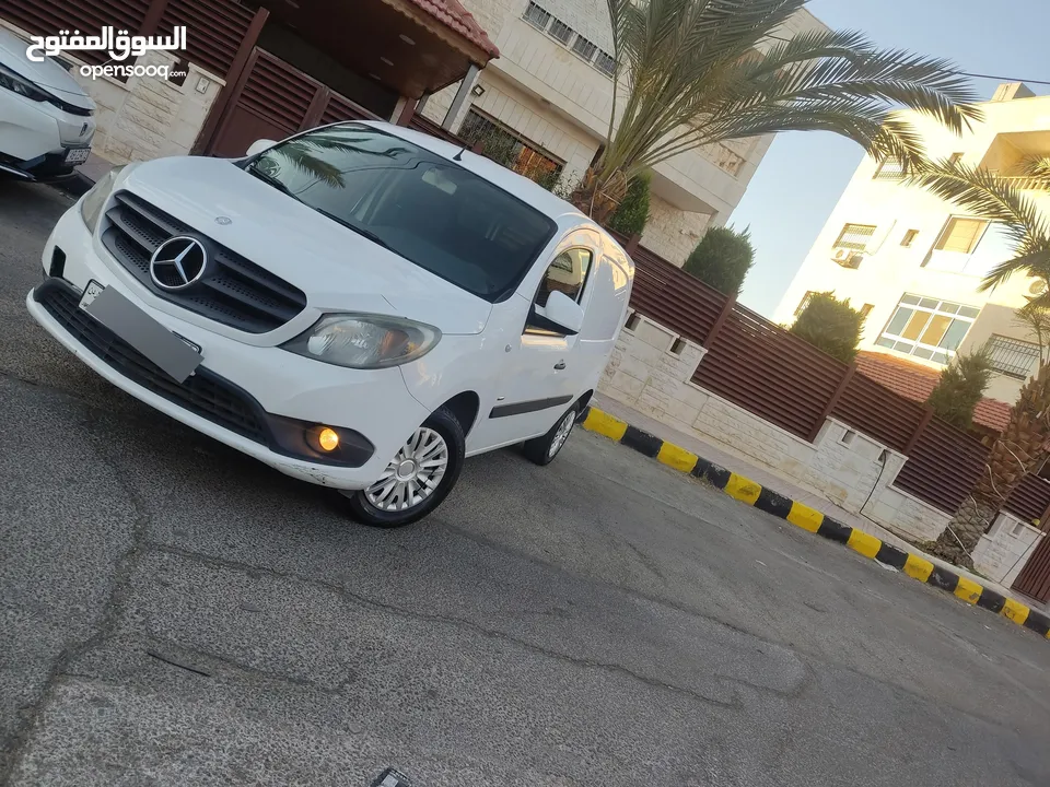 مرسيدس فان موديل 2014 صنف CiTan 112 وارد الوكالة غرغور للبيع بسعر مغري جدا