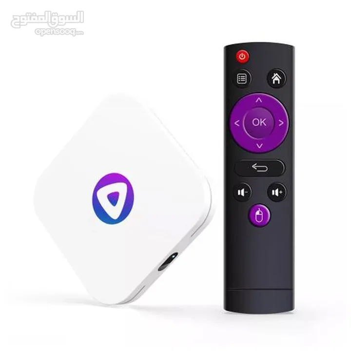 تي في بوكس (رسيفر يحول الشاشة العادية لذكية) tv box h96 max