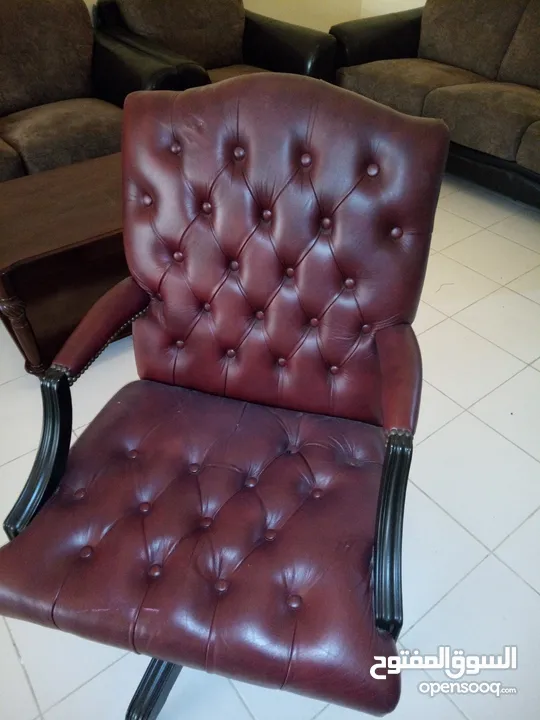 Italian Leather Office Chairs For Sale