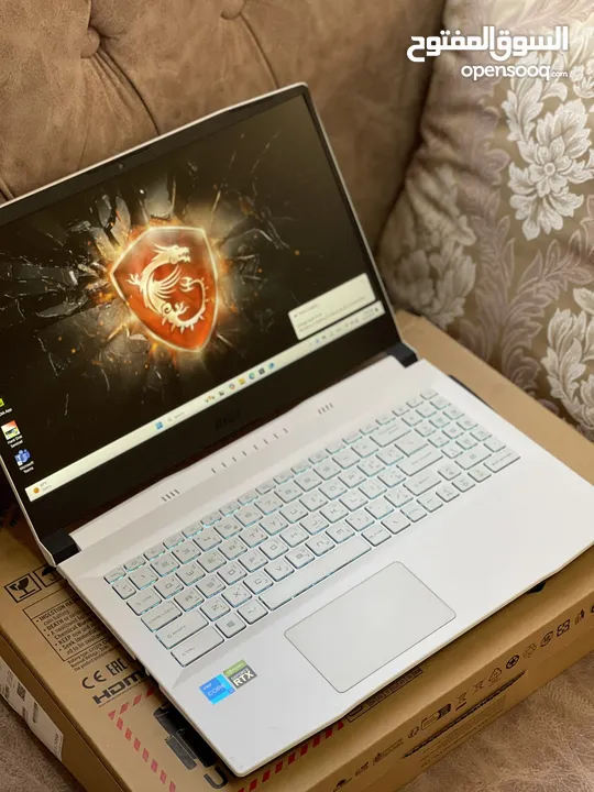 لاب توب msi كور سفن جيل 11 كرت Rtx 3050ti بسعر مغري