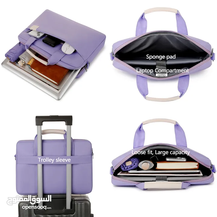 Okade T67 Trolley Sleeve Laptop Bag with Strap 15.6" inch حقيبة لابتوب
