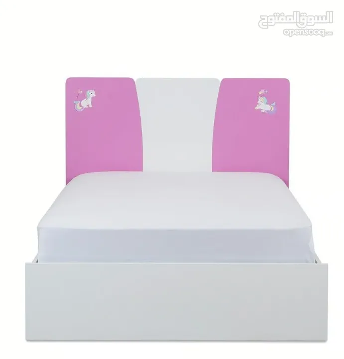 set bed and desk for girl (turkey) طقم سرير ومكتب للفتاة