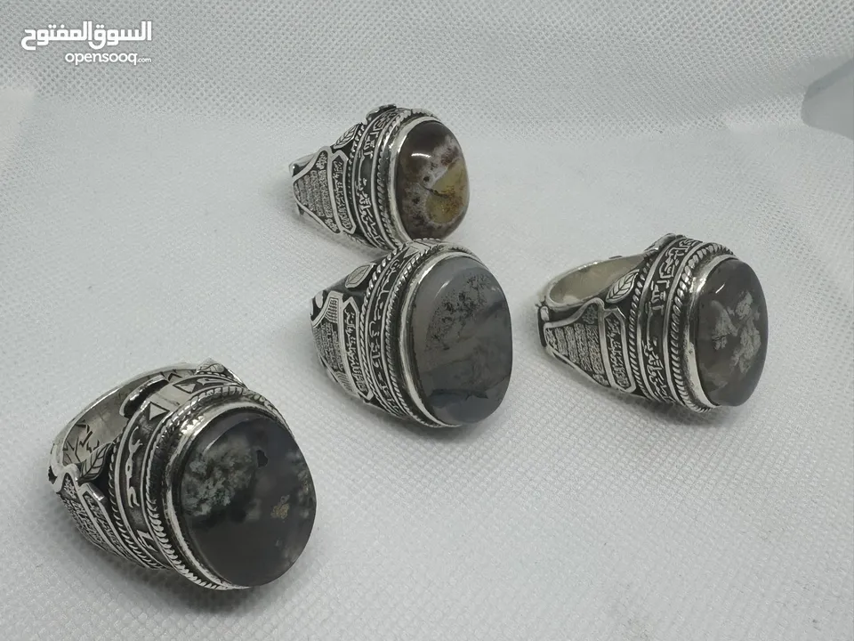 بسم لله الرحمن الرحيم  خواتم فضه احجار اصليه صياغة البحرين صياغة الوليف