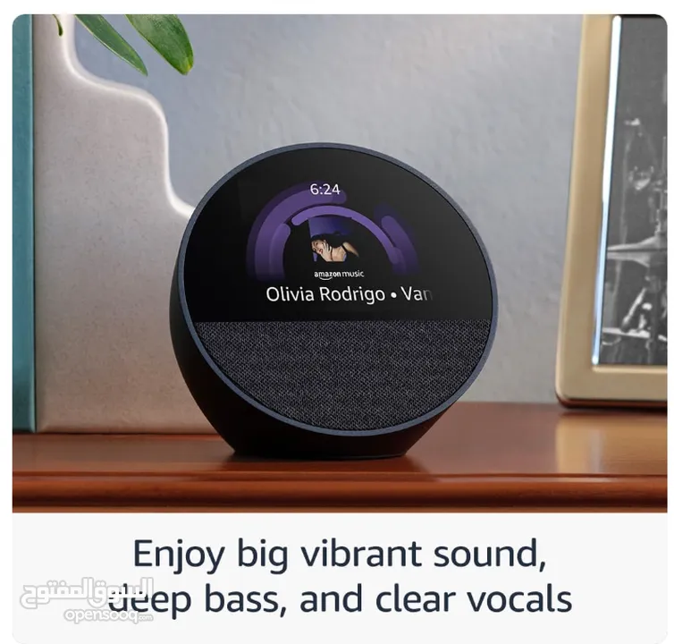 اليكسا سماعة ذكية  إيكو سبوت (إصدار 2024) ALEXA Amazon Echo Spot