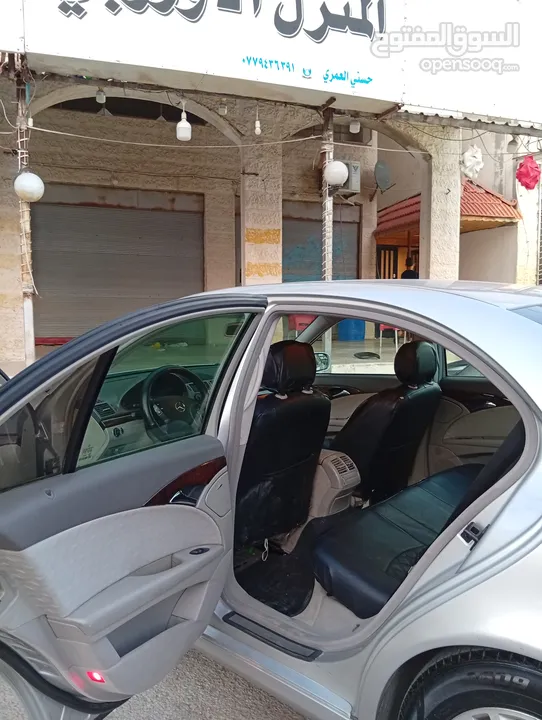 مرسيدس للبدل على احدث e200 كرت ابيض 2004