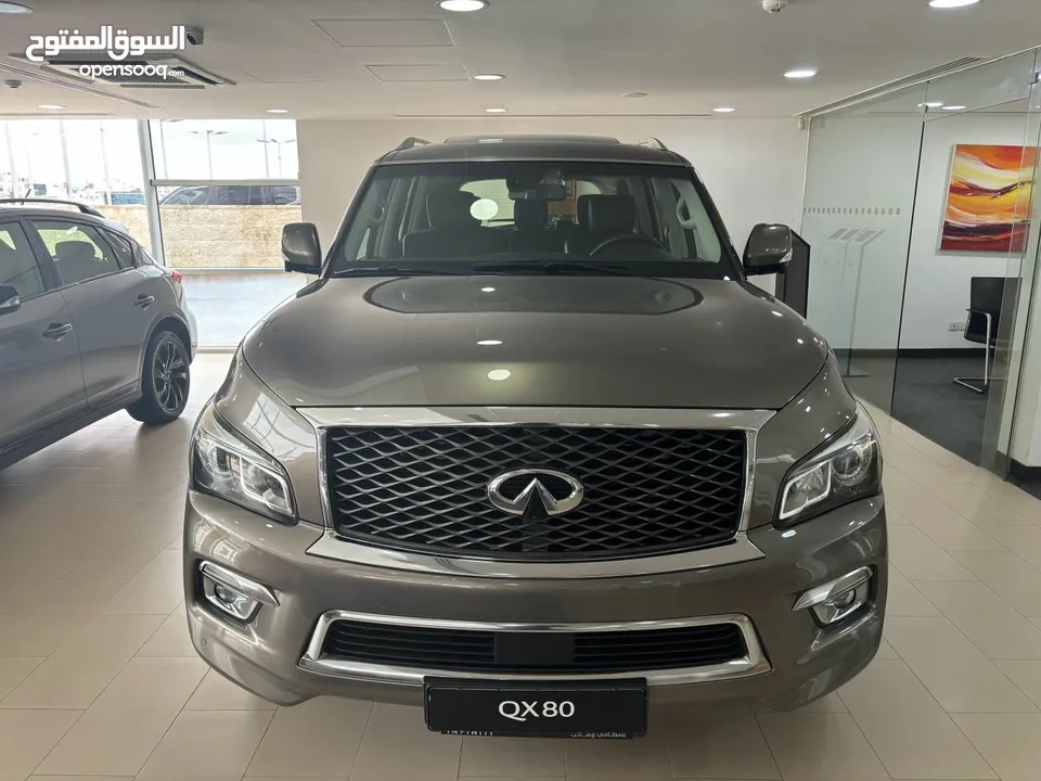 انفنتي QX80  2016 وارد وكفالة الشركه