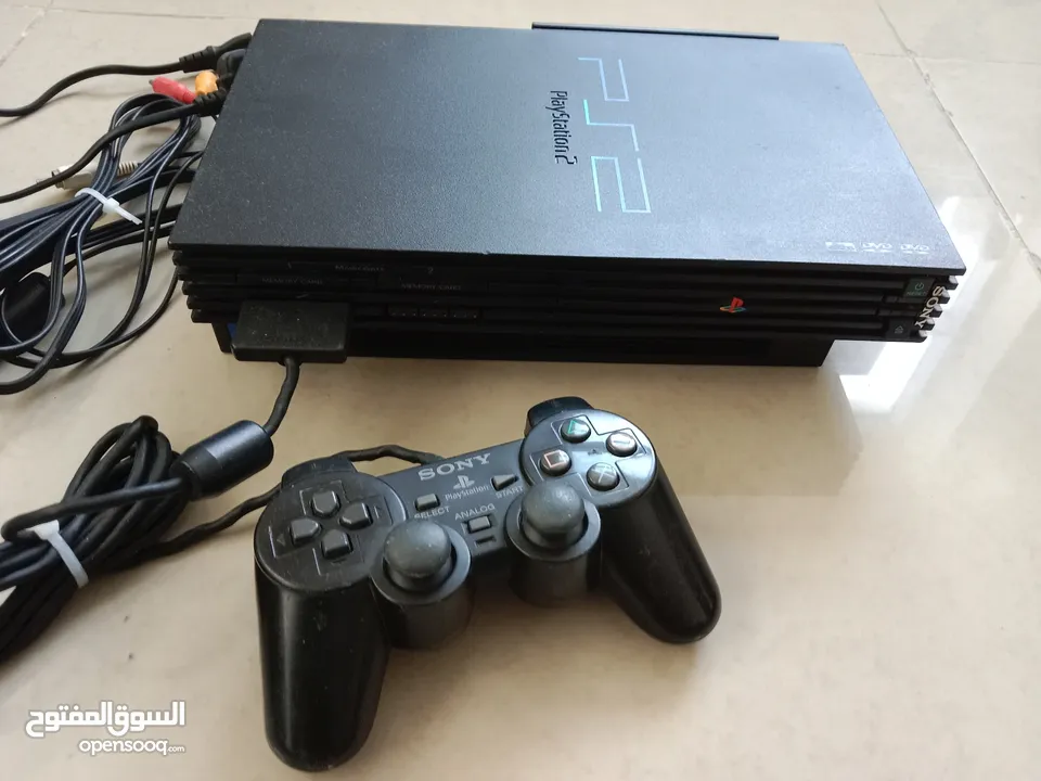 Play station 2 Fat with one controller+ 330 games