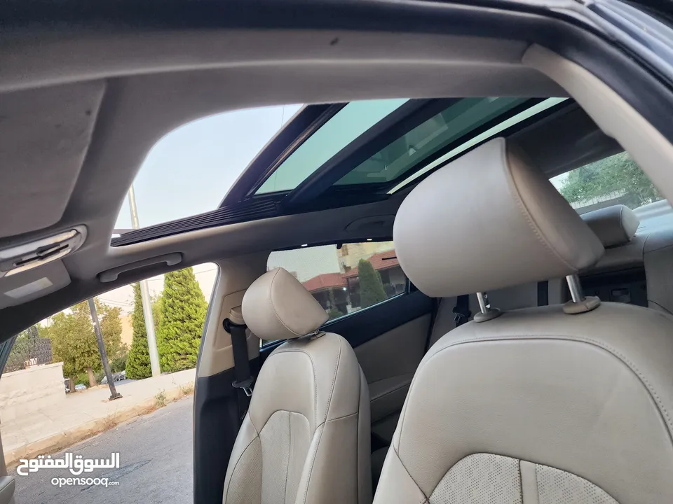 كيا اوبتما 2018 هايبرد اعلى اضافات جميع الضافات بلوراما جلد بحالة الشركة