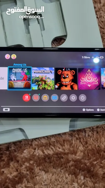 Nintendo switch OLED model مستعملو نظيف