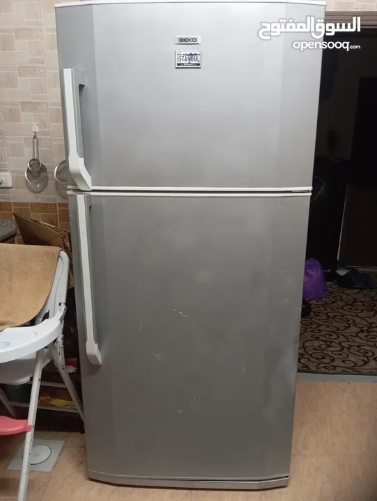 ثلاجة بيكو حجم كبير جدا beko تعمل بشكل ممتاز