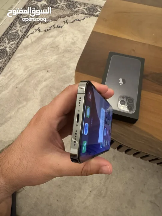 iPhone 13 Pro Max 256 gg gray بحاله ممتازه جدا