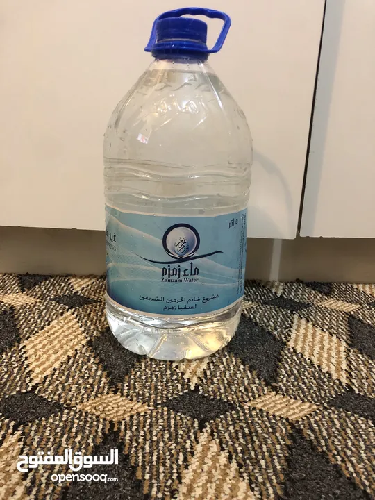 Seal packed zamzam water 5 liters
