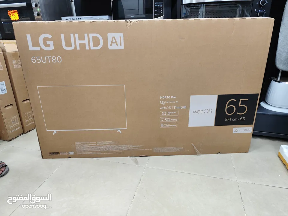 عرض نااار على شاشه ال جي 65 بوصه رقم الموديل UT8000
