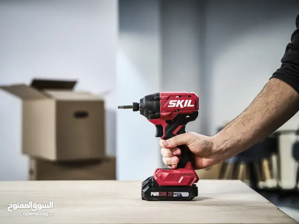 مطرقة لاسلكية بدون فرشاة 20 فولت + مثقاب لاسلكي + مثقاب لاسلكي