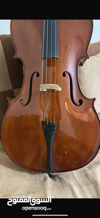 Cello for sale , pretty good condition ,no bow , with its bag (cover ) ,original price 600jd