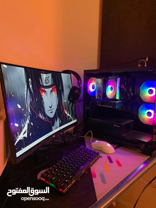 كمبيوتر جيمنج مستعمل 40 يوم 3100 شيكل كامل