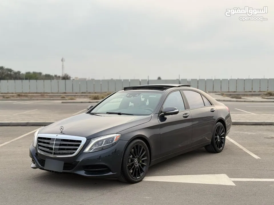 مرسيدس S550 رمادي 2017 4 فصوص للبيع