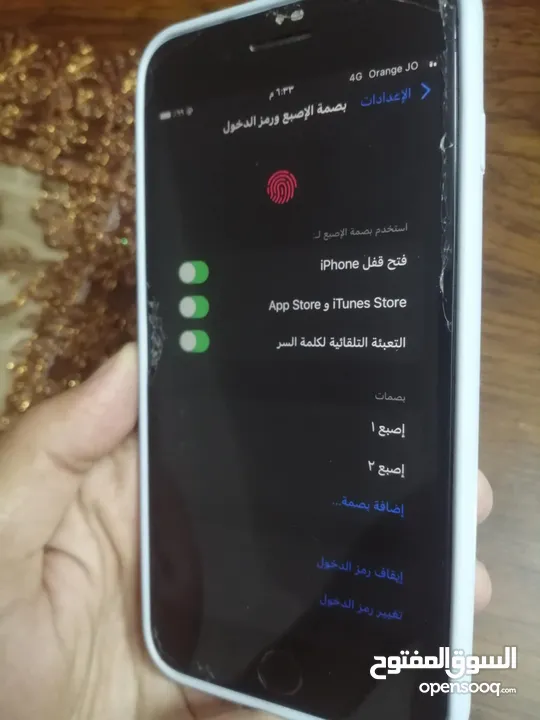 ايفون 8 بلس غير مفتوح فحص كامل 80دينار الزرقا حي معصوم 64جيجا