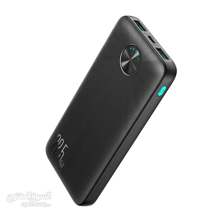 Joyroom 22.5W Fast Charging Power Bank 10000mAh with LED Display - Black بور بانك جوي رووم كفالة 18