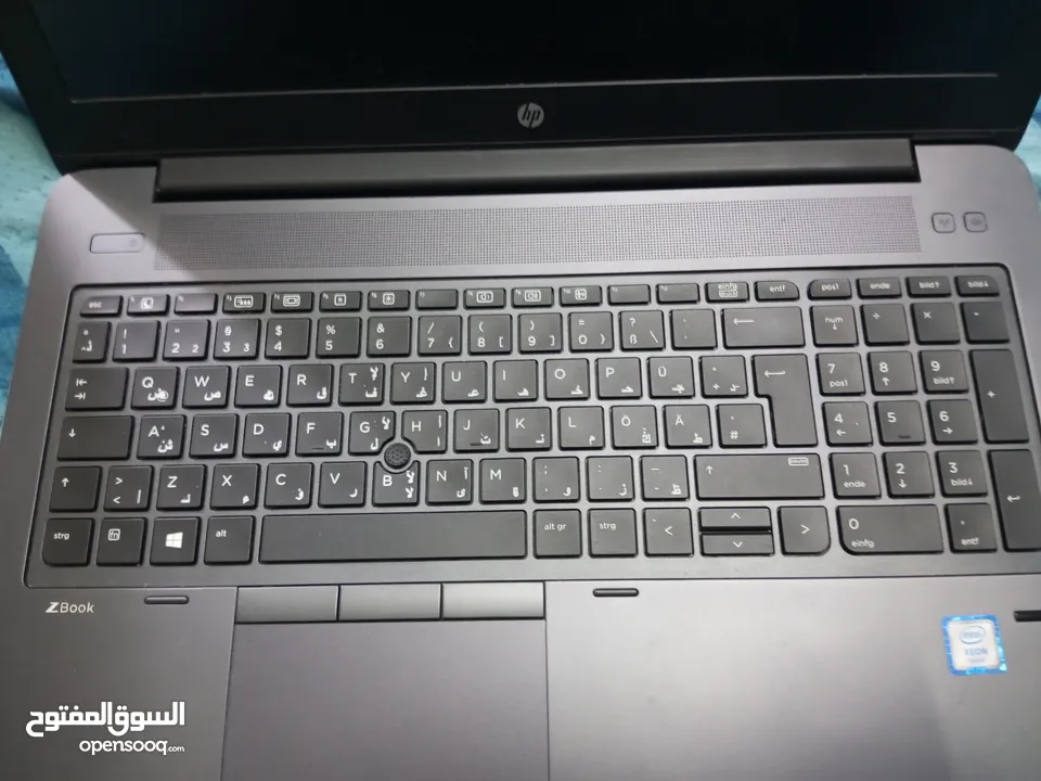 السلام عليكم عندي حاسبة للبيع نظيفة hp المواصفات الطراز Zbook 15 G3 النظام وندوز 10 المعالج  intel x