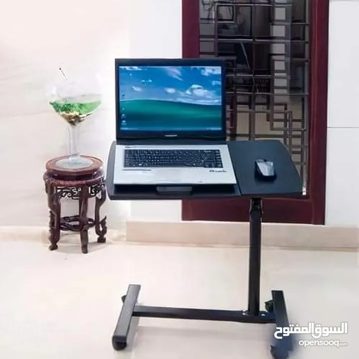 طاولات لابتوب متحركة مع 4 عجلات طاولة بجانب السرير او الكنب