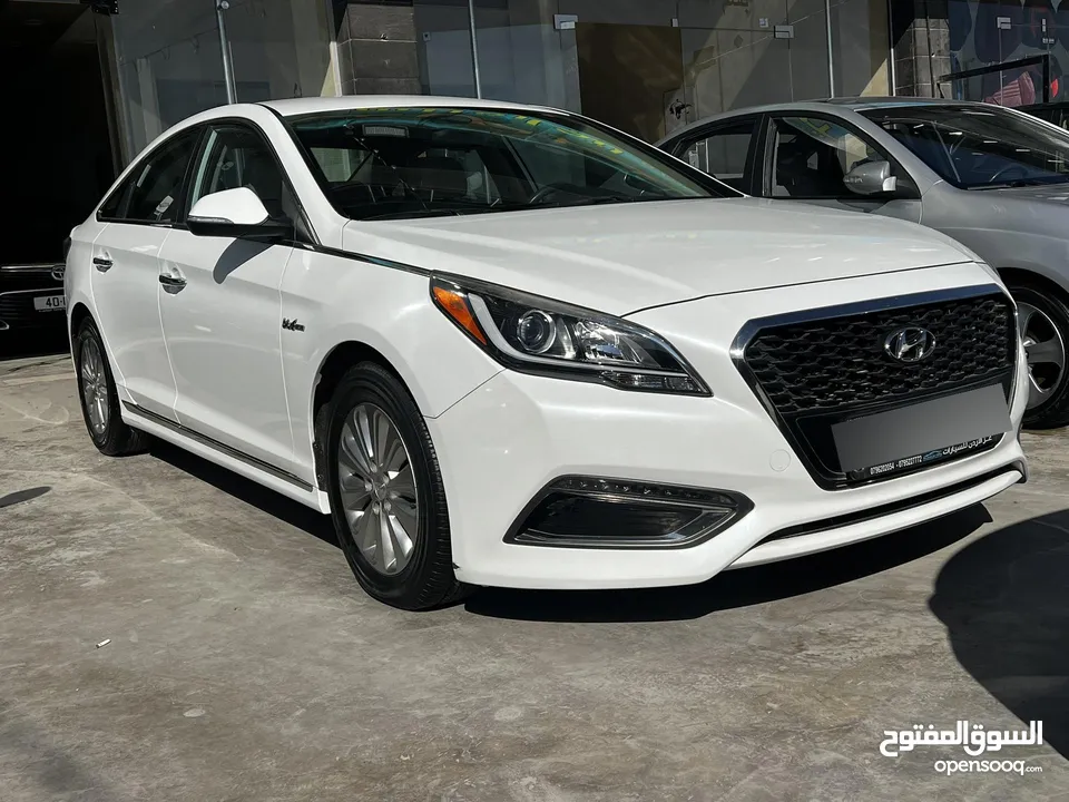 هيونداي سوناتا هايبرد بحالة الشركة Hyundai Sonata Hybrid 2017