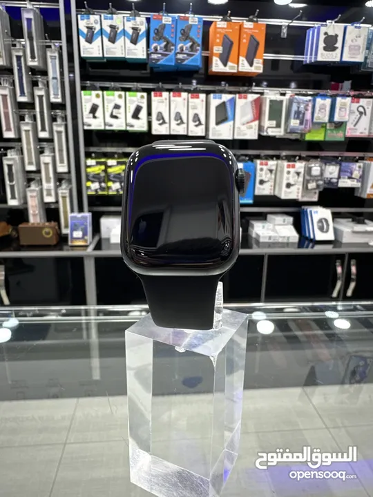 Used Apple watch series 7  ‎الساعة استخدام بسيط بطارية اصلية 93٪؜