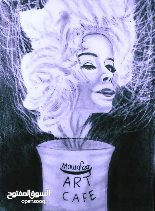 لوحات سريالية اصلية رسم يدوي