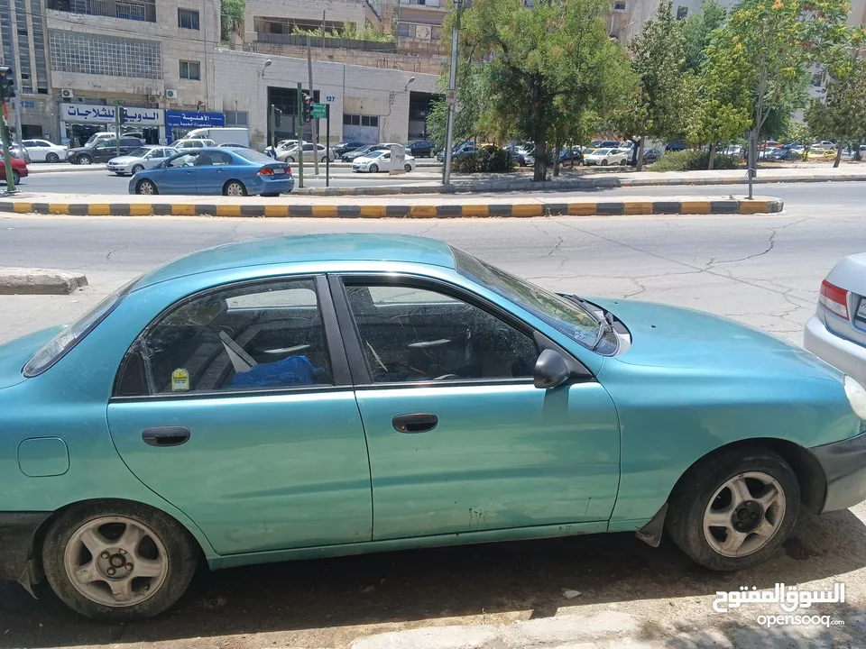 دايو لانوس موديل 1999  مطلوب فيها 1800دينار