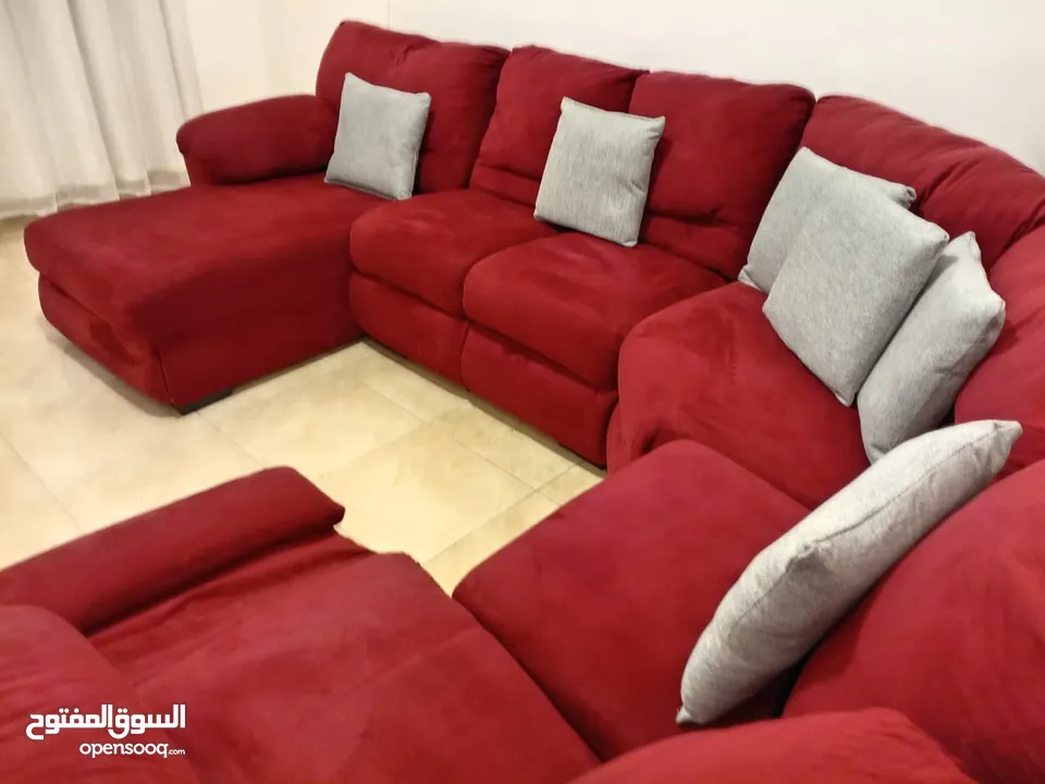 كورنر امريكي مستورد  ريكلاينر  حرف U فاااخر  جدا
