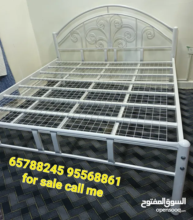New bed frame and all kinds of mattresses for sale.