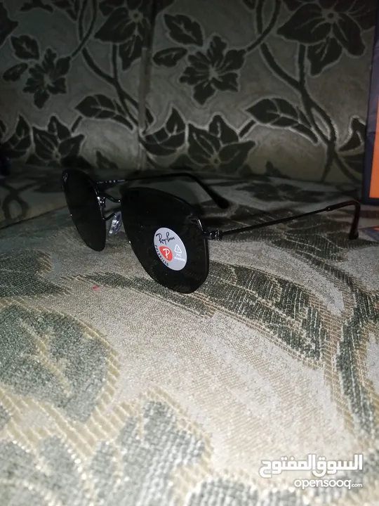 نظارة ريبان  بلاك اديشن  جلال ابو مويس ريبان اصلية RAY BAN Black Hexagonal 54 mm Polarized من معرض