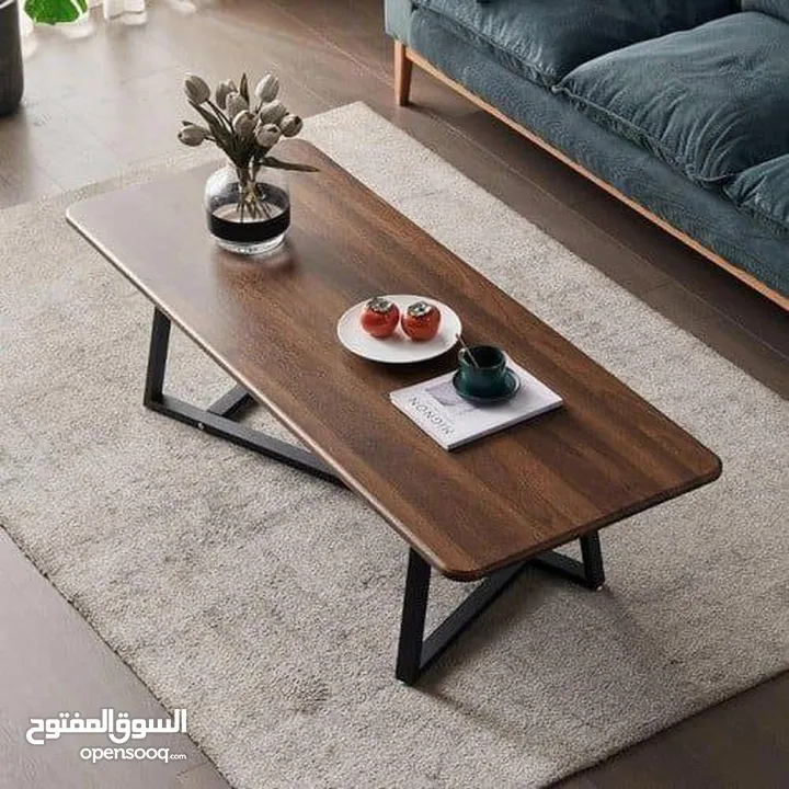 طاولات وسط بتصميم راقي وعصري مقاس 120×60 سم طاولة بتخطف الأنظار! سطح أنيق بخامات عالية