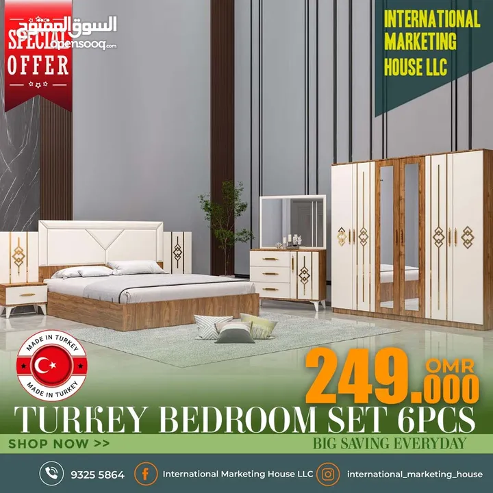 New Arrival - Bed room Set - 6 pieces - وصول جديد - طقم غرفة نوم - 6 قطع