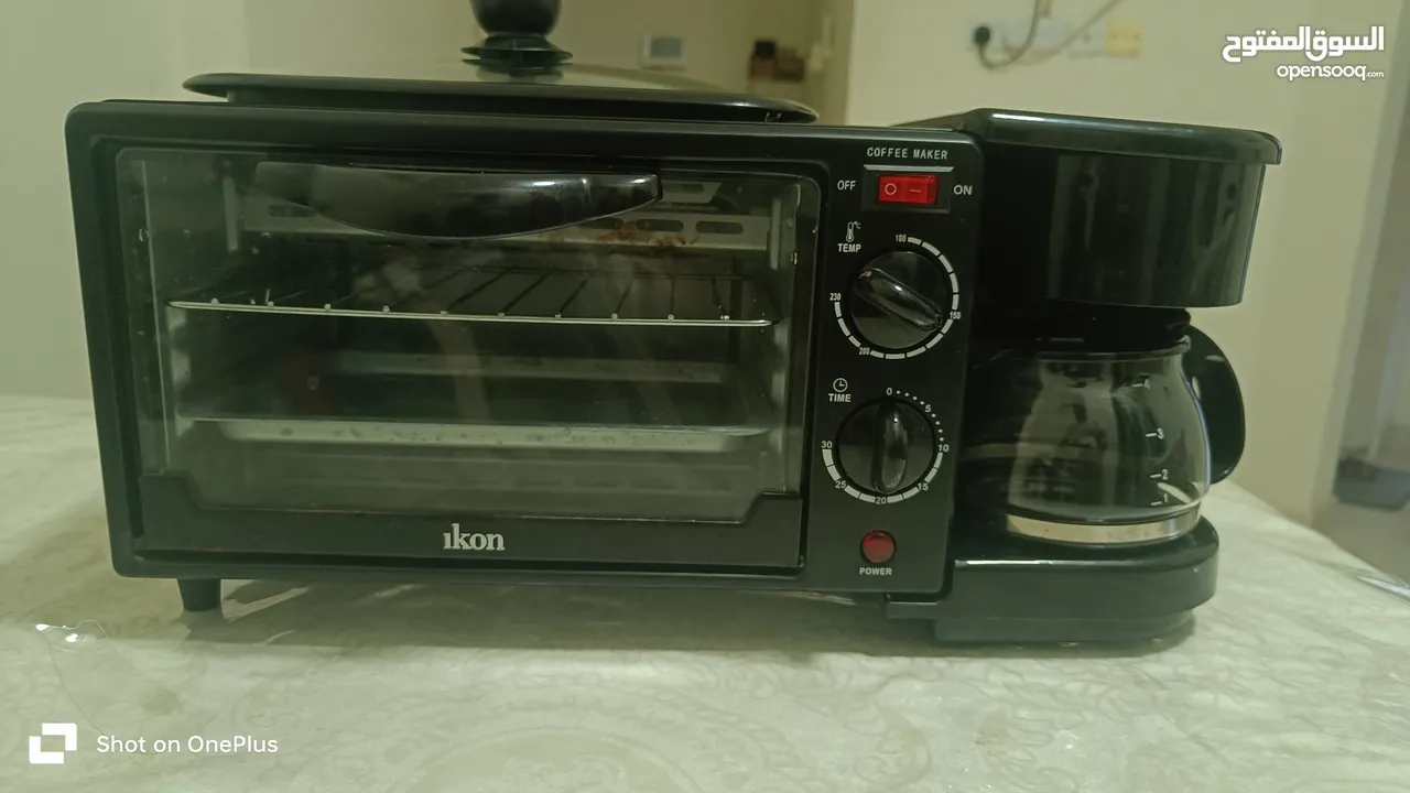 oven (3in 1Breakfast maker electric device )