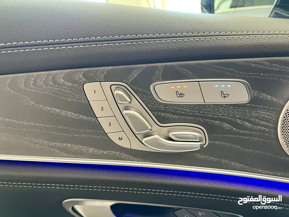 مرسيدس E350 AMG ذهبي 2022 اعلى مواصفات بحالة الزيرو مميزة جدا جمرك جديد