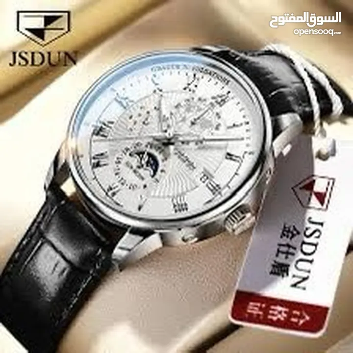 Men's Classic Strap Watch, Waterproof Men's Watch, Luminous Date Watc ساعه رجالي