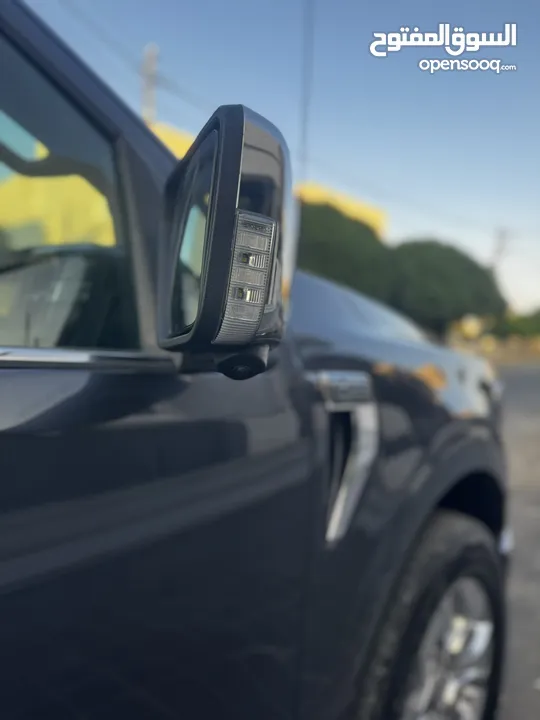 ford f150 platinum 2022 hybrid 3500 cc powerboost  بلاتينيوم لون كحلي و داخلية مميزة لون كاميل