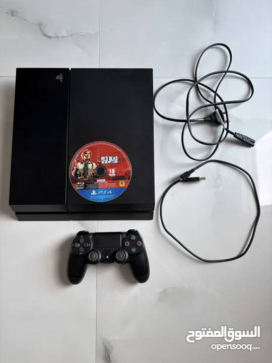 PS4 1TB with 1 controller and 1 game