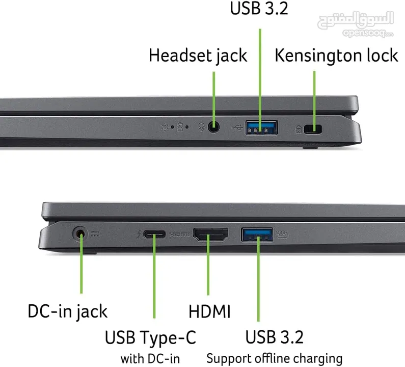 Acer Aspire 14 Laptop  14.0′′  شاشه تتش