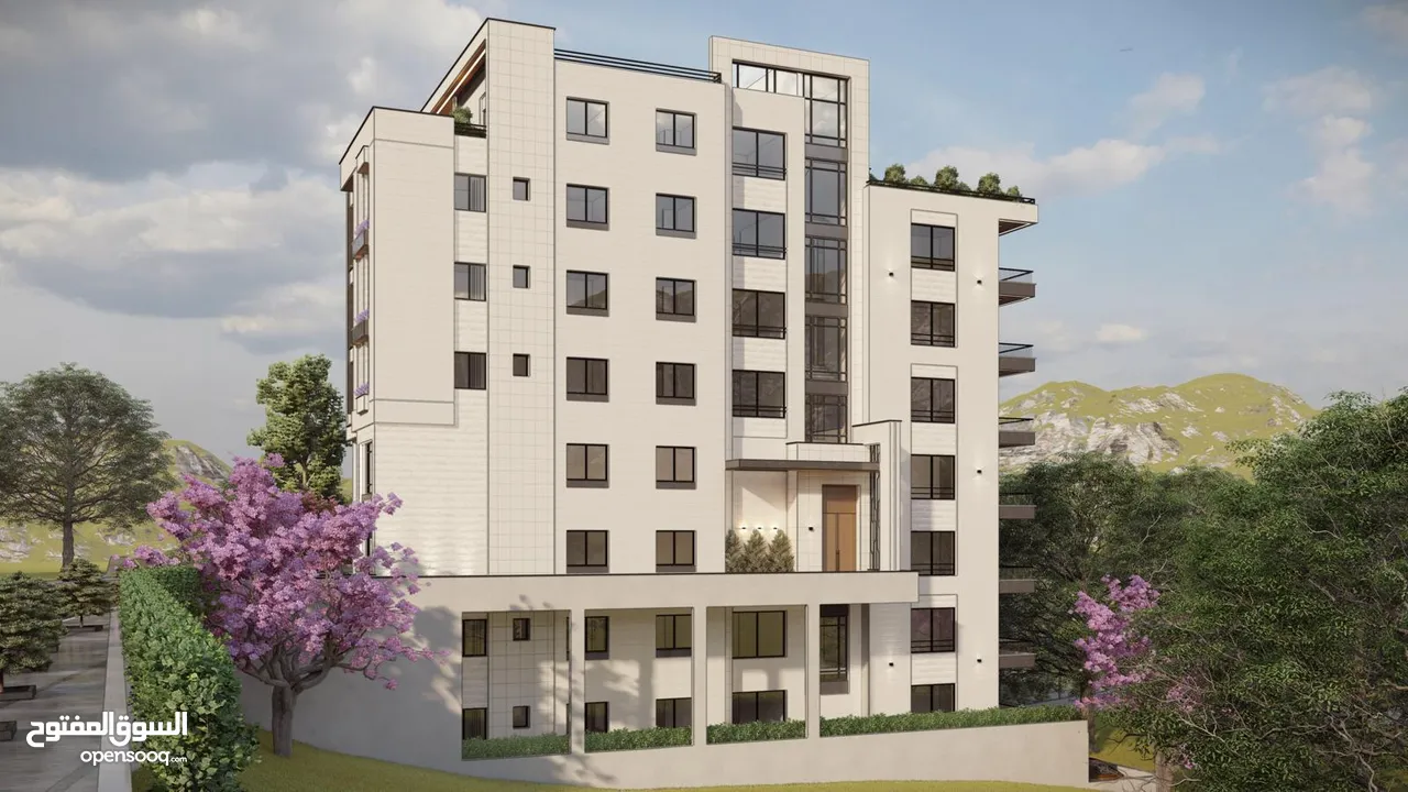 شقة سكنية مشطبة في مشروع قيد الانشاء بالقرب من برج فلسطين