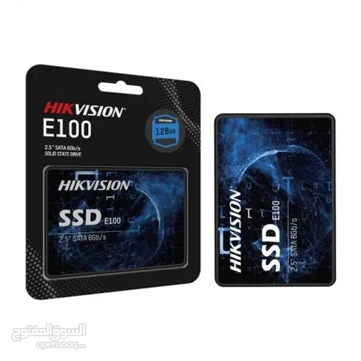 هارد دسك اس اس دي دي داخلي لأجهزة الكومبيوتر و اللابتوب 128GB HIKVISION E100 3D NAND 15X GAMING SSD