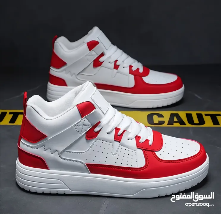 Sports shoes (red and white) BRAND NEW with free delivery