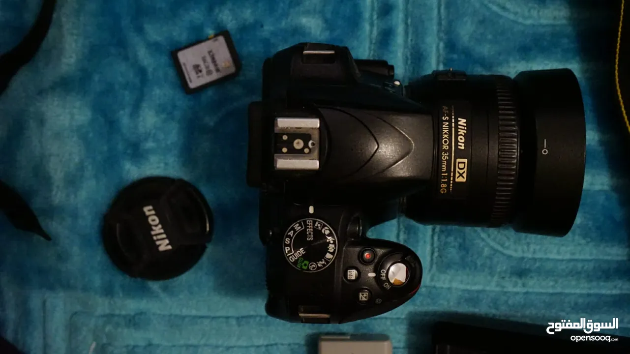 nikon D3300 with 18-55mm + 35mm