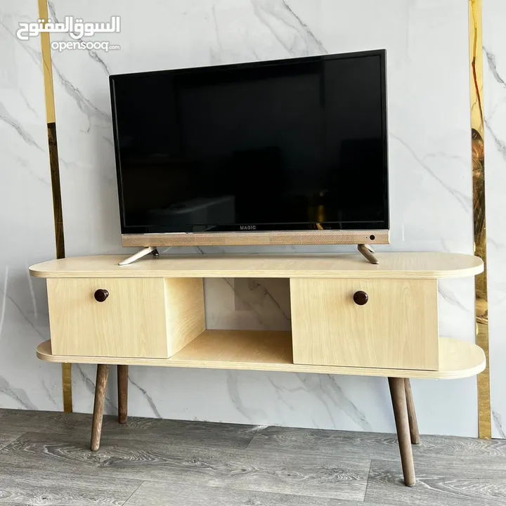 طاولات تلفزيون ايكيا صناعة محالية بجودة عالية + طاولات تلفزيون مميزة