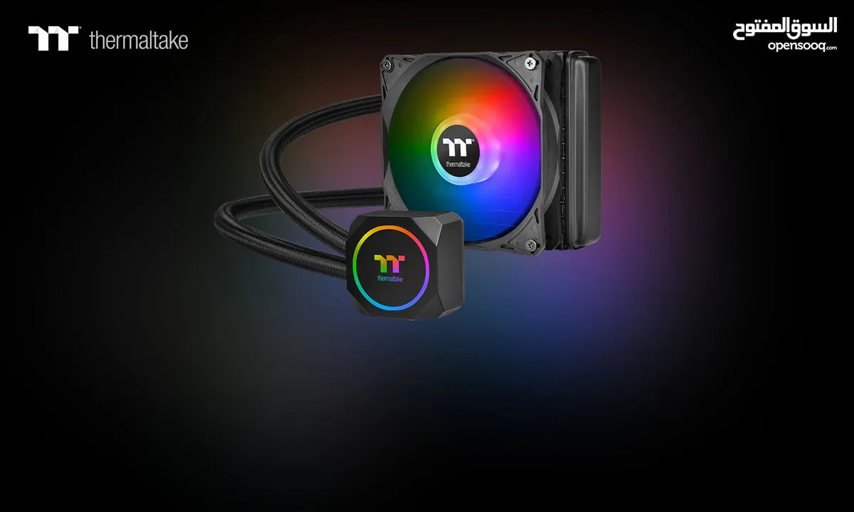 التبريد المائي من Thermaltake Th120 ARGB عالي الادء والفعالية بسعر حرق لفترة محدودة